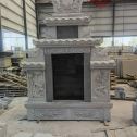 临汾 芝麻灰高档墓碑、土墓，一套也支持定做