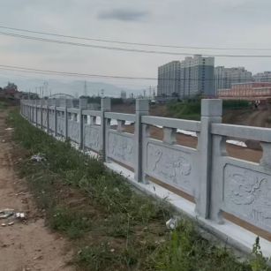 临汾 石材河道栏杆