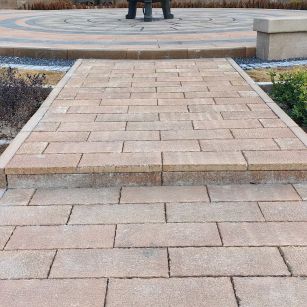 临汾仿古石铺装效果