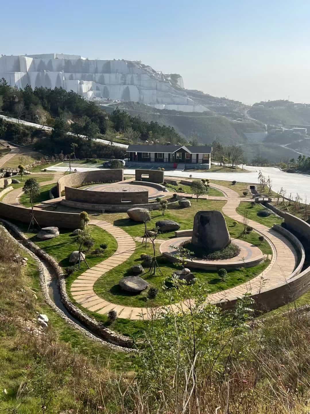 临汾仿古石铺装整体效果
