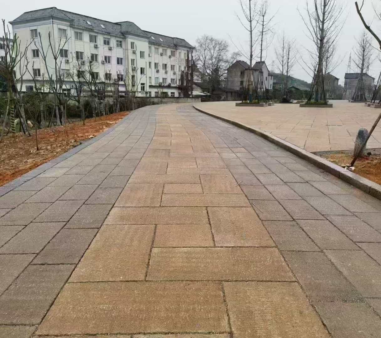 临汾仿古石铺装效果