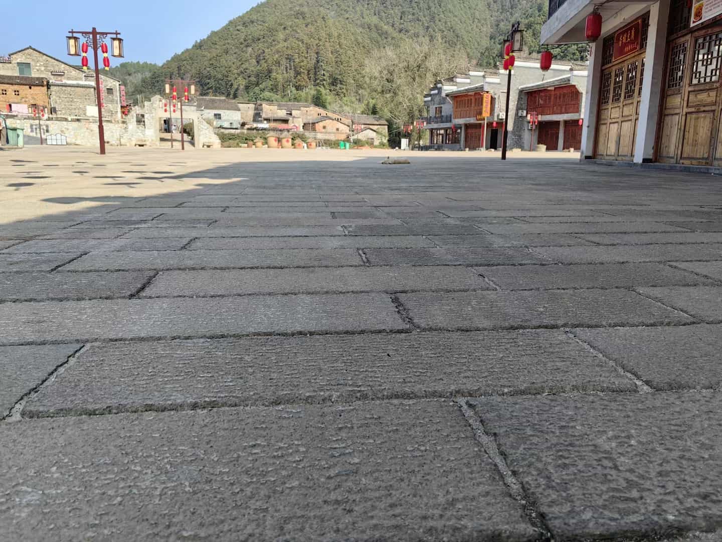 临汾仿古石铺装效果