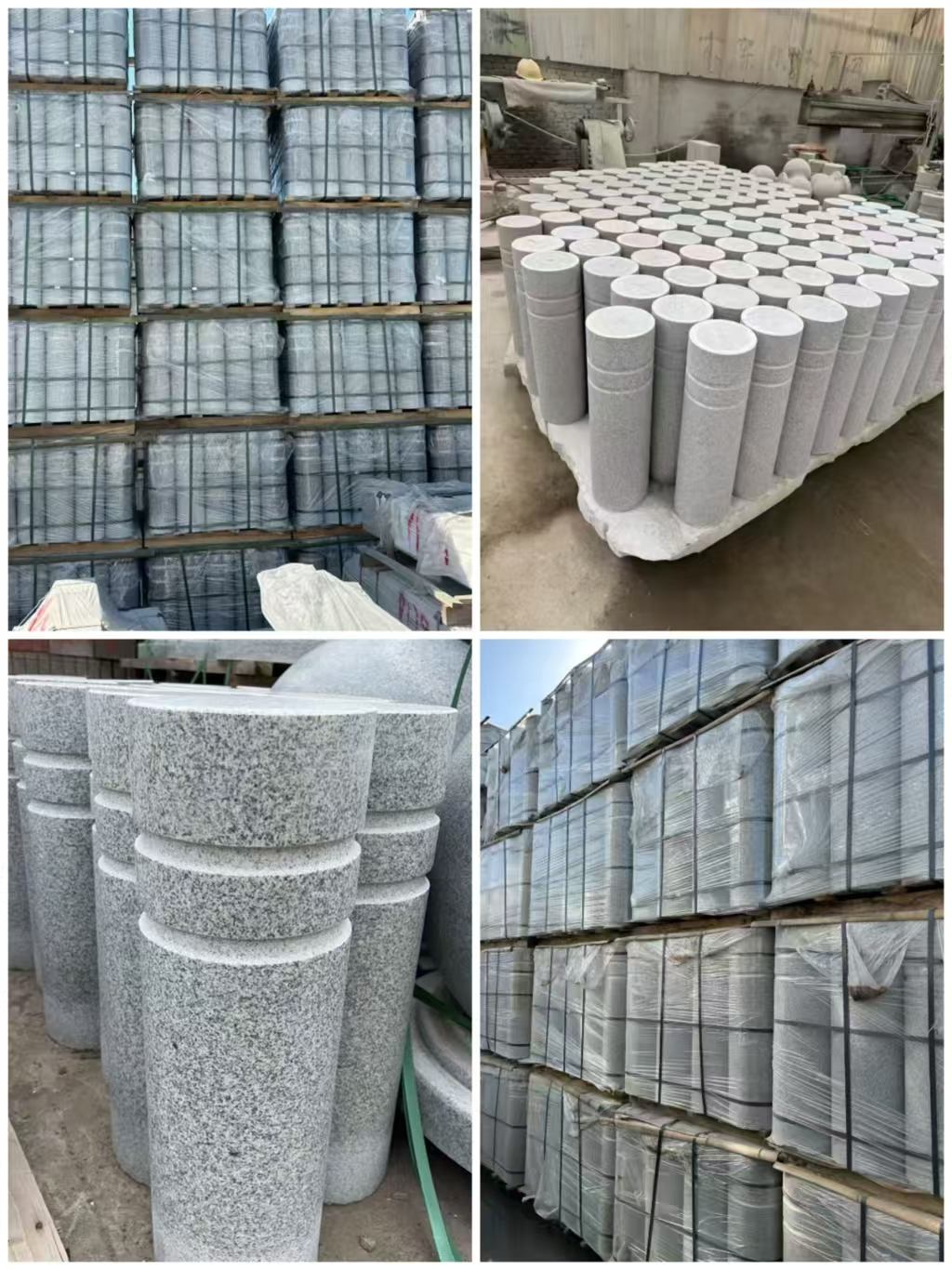 临汾 芝麻白花岗岩挡车柱、隔离柱多少钱