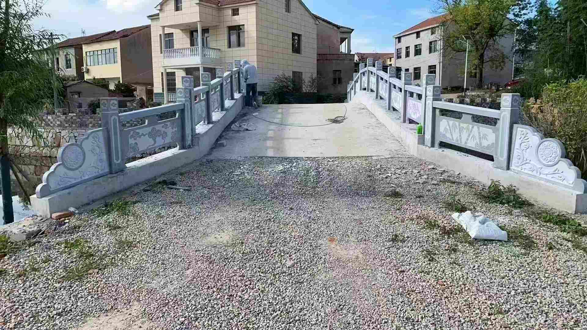 临汾 芝麻灰花岗岩桥栏杆